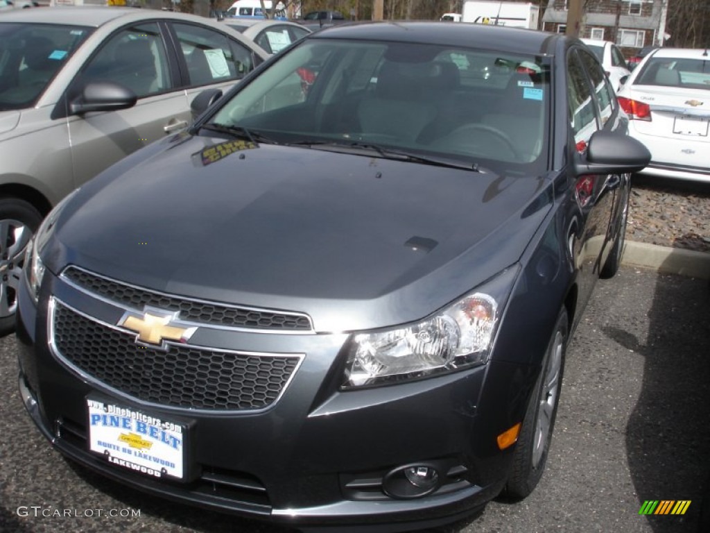 2013 Cruze LS - Cyber Gray Metallic / Jet Black/Medium Titanium photo #1
