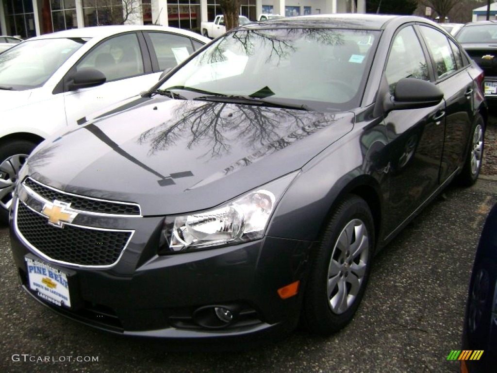 2013 Cruze LS - Cyber Gray Metallic / Jet Black/Medium Titanium photo #1