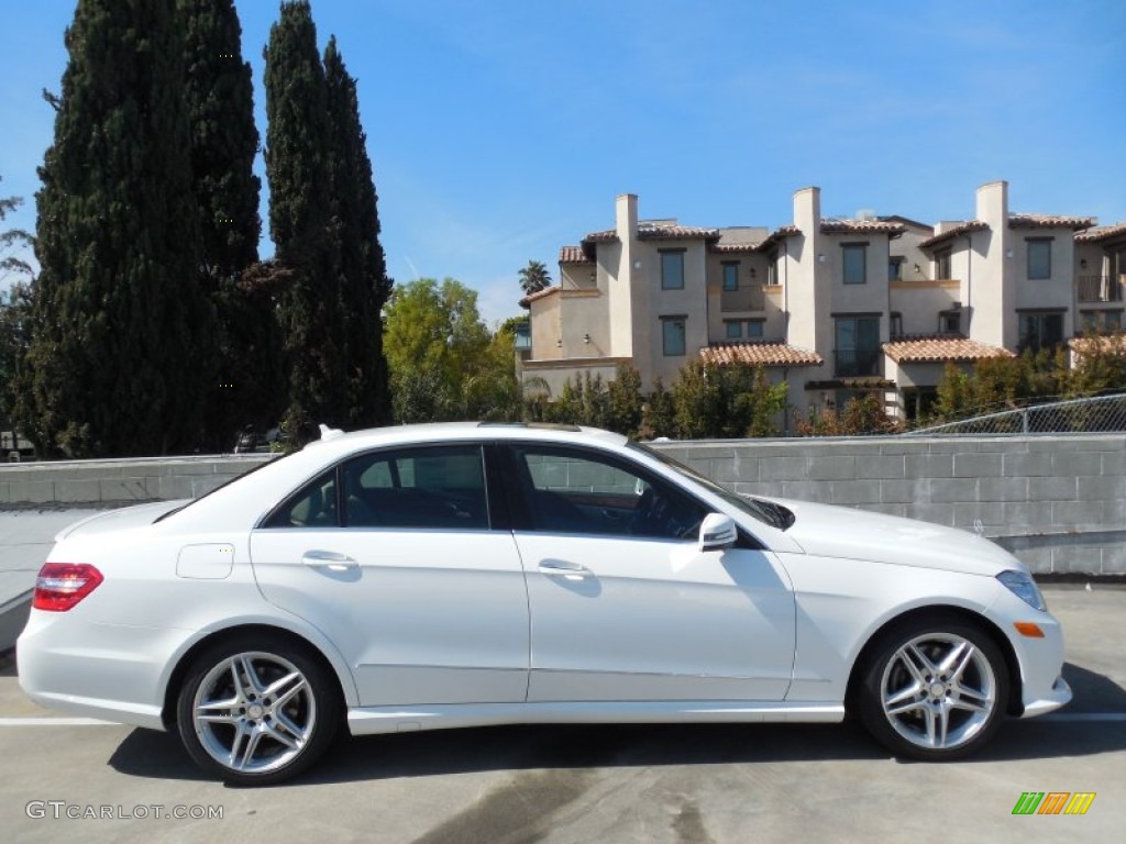 Polar White 2013 Mercedes-Benz E 350 Sedan Exterior Photo #78494497