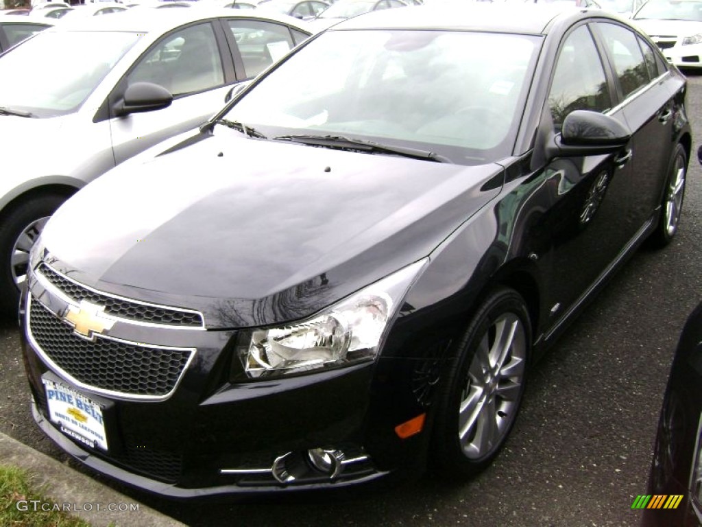 2013 Cruze LTZ/RS - Black Granite Metallic / Jet Black photo #1