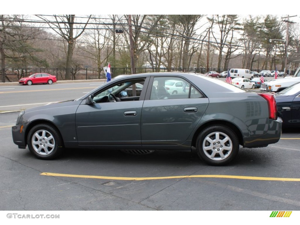 Thunder Gray Chromaflair 2007 Cadillac CTS Sedan Exterior Photo #78494600
