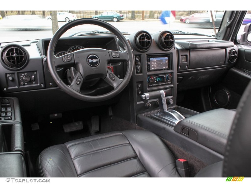 Ebony Black Interior 2007 Hummer H2 SUV Photo #78495506