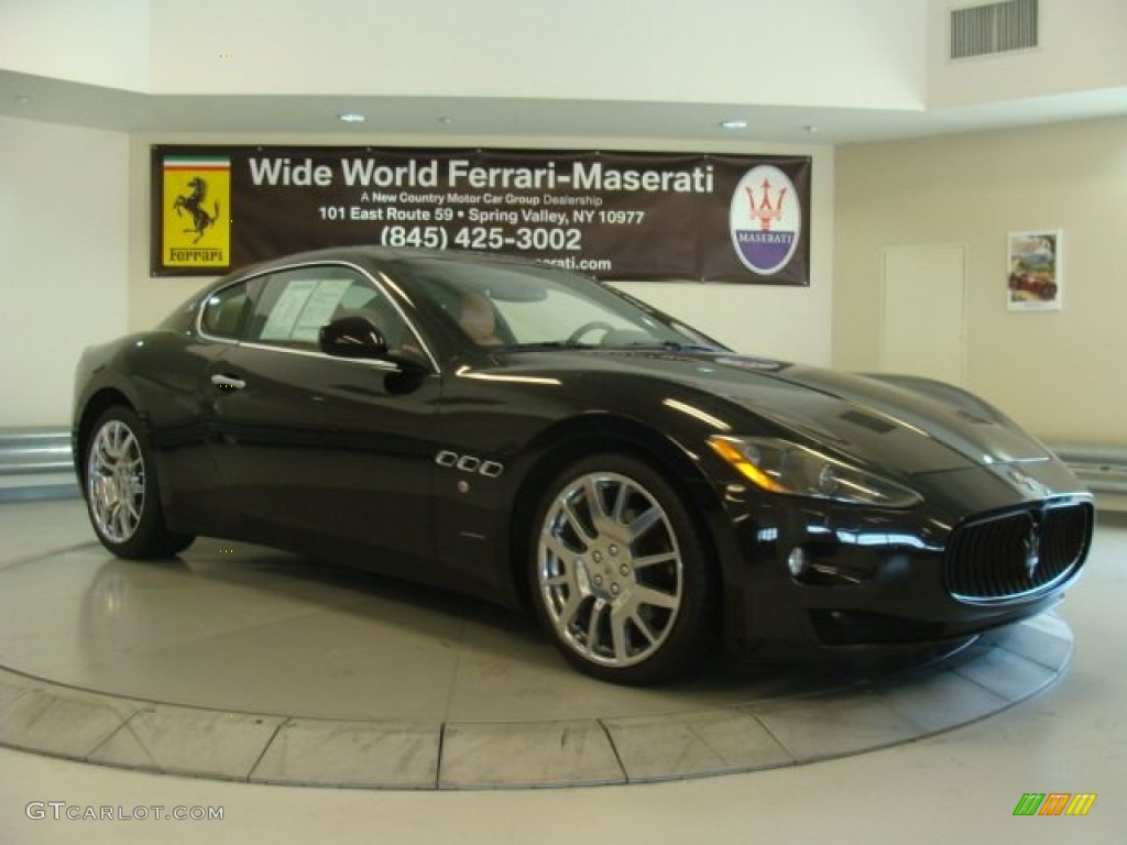 2008 GranTurismo  - Nero Carbonio (Metallic Black) / Cuoio Sella (Saddle) photo #1