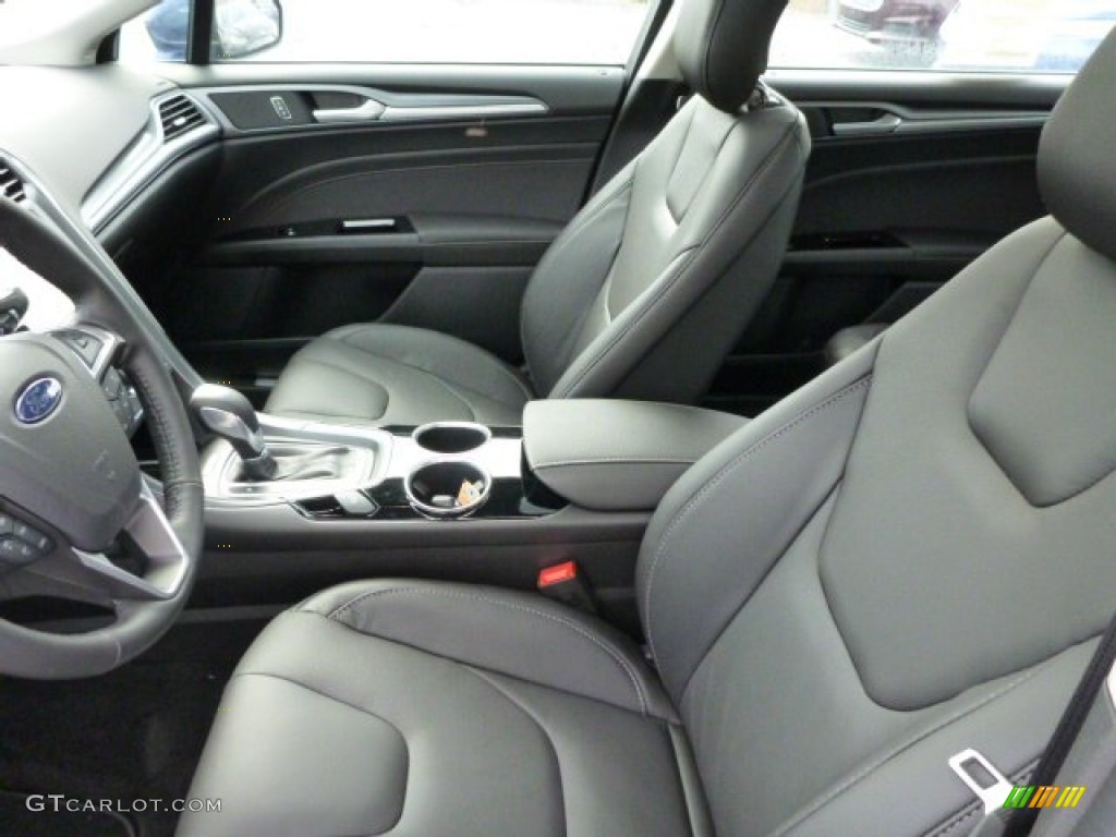 Charcoal Black Interior 2013 Ford Fusion Titanium AWD Photo #78496430