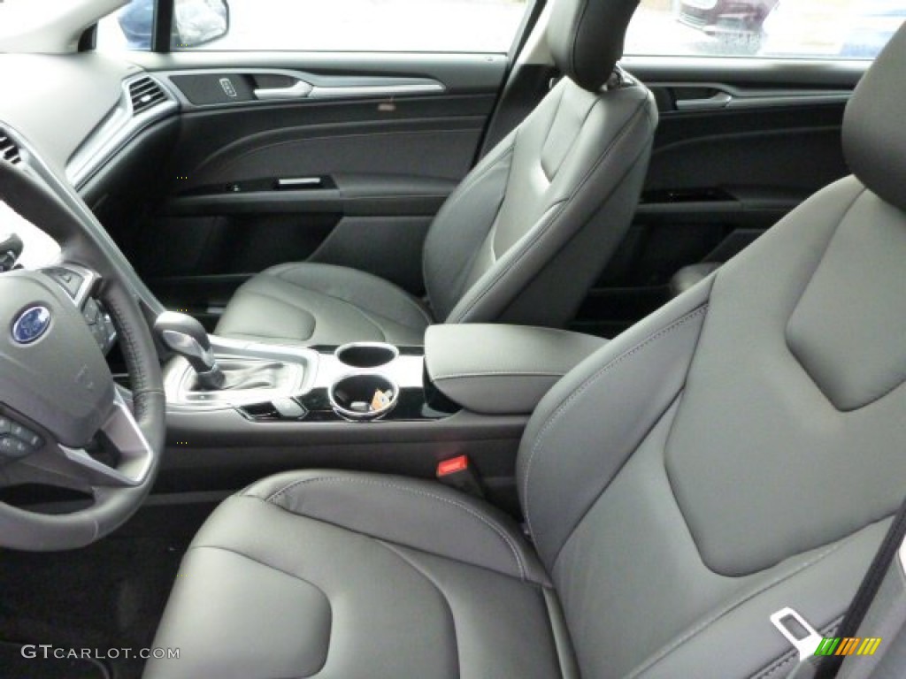 2013 Fusion Titanium AWD - Deep Impact Blue Metallic / Charcoal Black photo #8