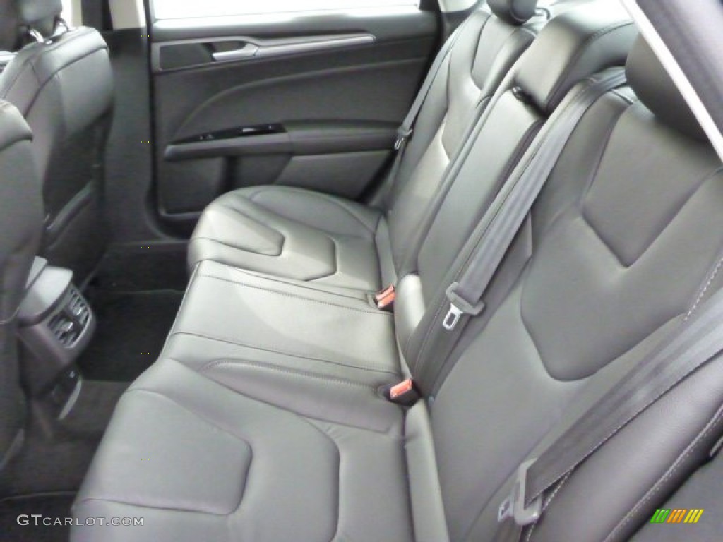 2013 Ford Fusion Titanium AWD Rear Seat Photo #78496441