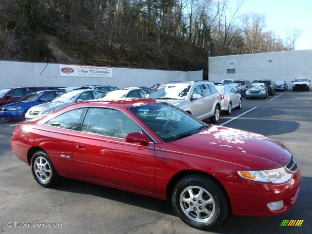 Red Flame Metallic Toyota Solara