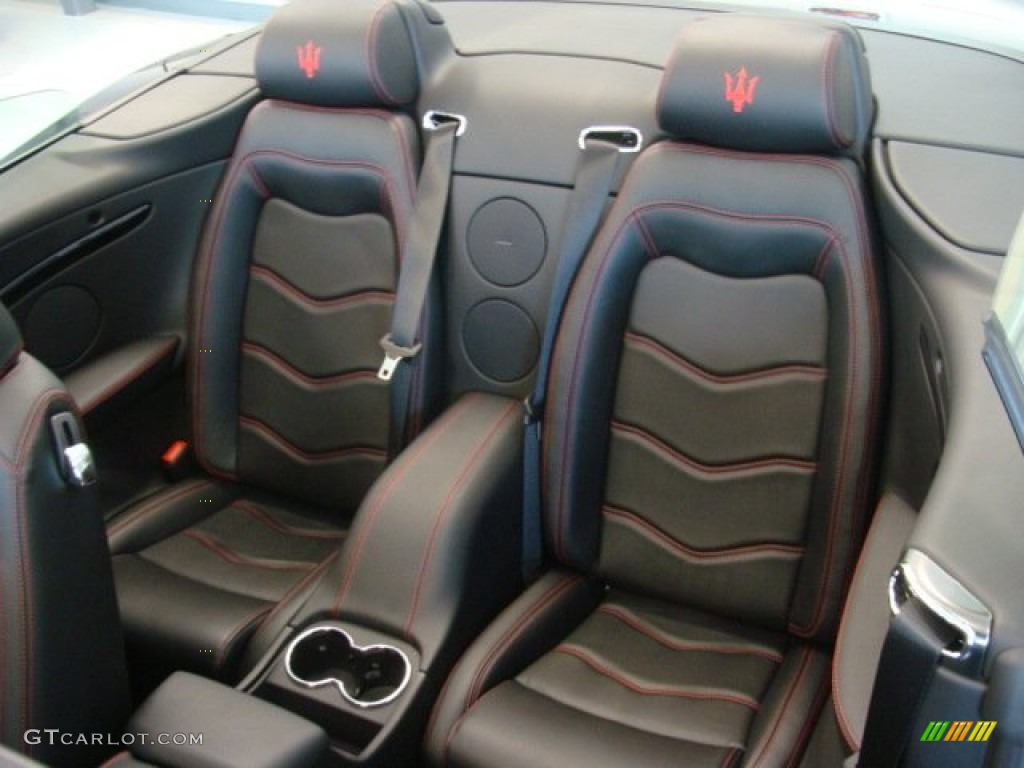 2013 Maserati GranTurismo Convertible GranCabrio Sport Rear Seat Photo #78497288