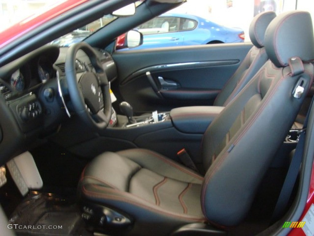 Nero Interior 2013 Maserati GranTurismo Convertible GranCabrio Sport Photo #78497708
