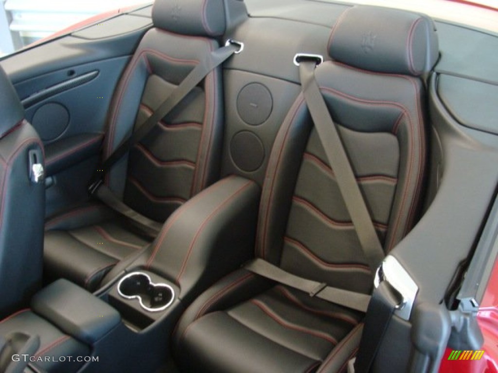 2013 Maserati GranTurismo Convertible GranCabrio Sport Rear Seat Photo #78497963