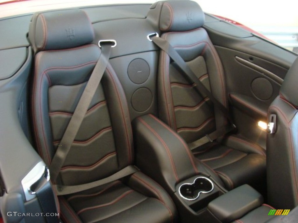 2013 Maserati GranTurismo Convertible GranCabrio Sport Rear Seat Photo #78497990