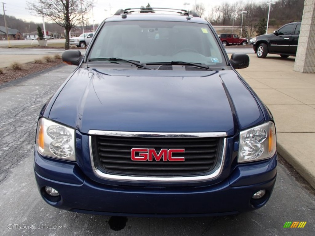 2005 Envoy XL SLT 4x4 - Superior Blue Metallic / Light Gray photo #3