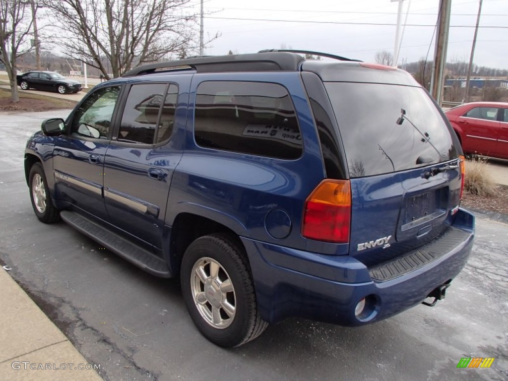 2005 Envoy XL SLT 4x4 - Superior Blue Metallic / Light Gray photo #6