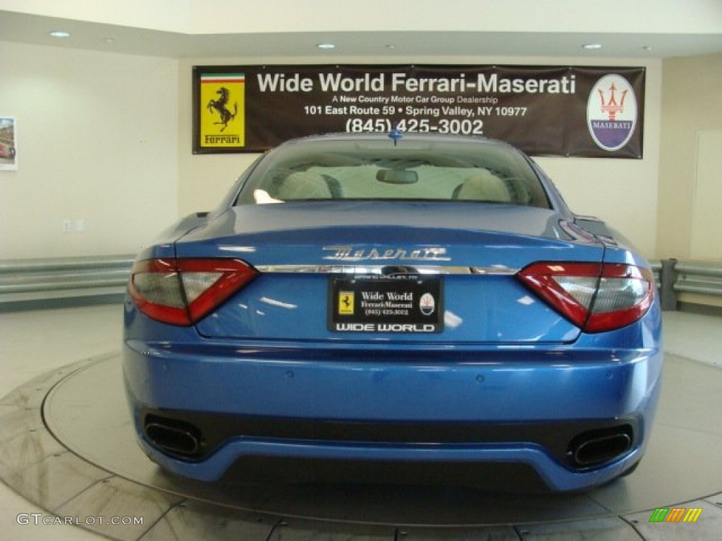 2013 GranTurismo Sport Coupe - Blu Sofisticato (Sport Blue Metallic) / Pearl Beige photo #6