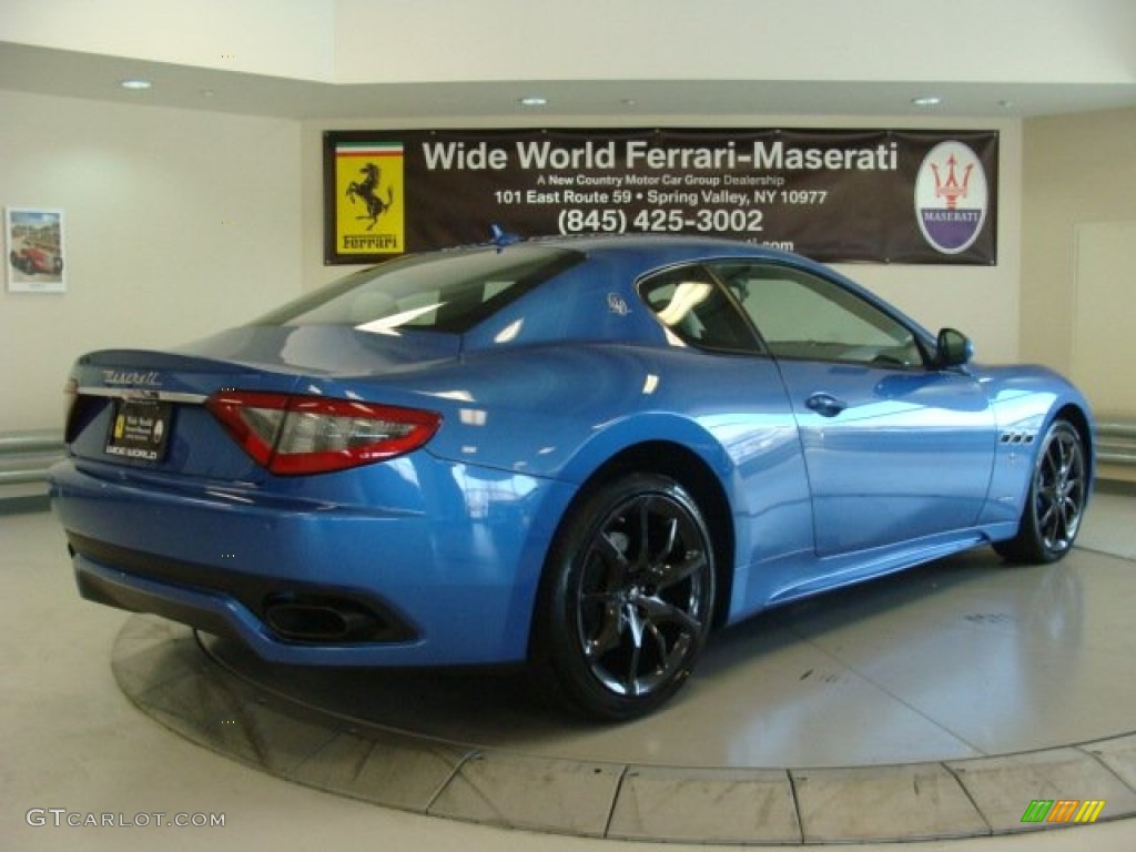 2013 GranTurismo Sport Coupe - Blu Sofisticato (Sport Blue Metallic) / Pearl Beige photo #7