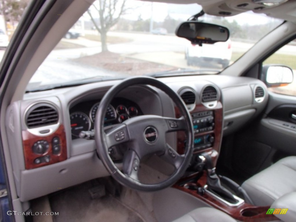 2005 Envoy XL SLT 4x4 - Superior Blue Metallic / Light Gray photo #10