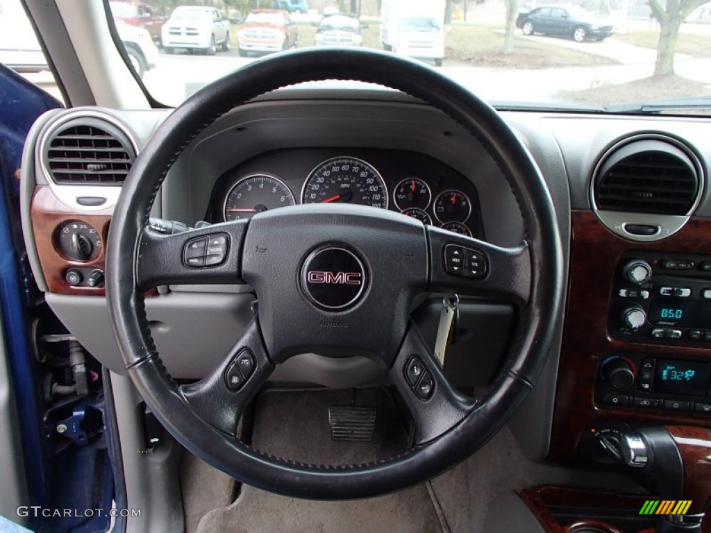 2005 Envoy XL SLT 4x4 - Superior Blue Metallic / Light Gray photo #18