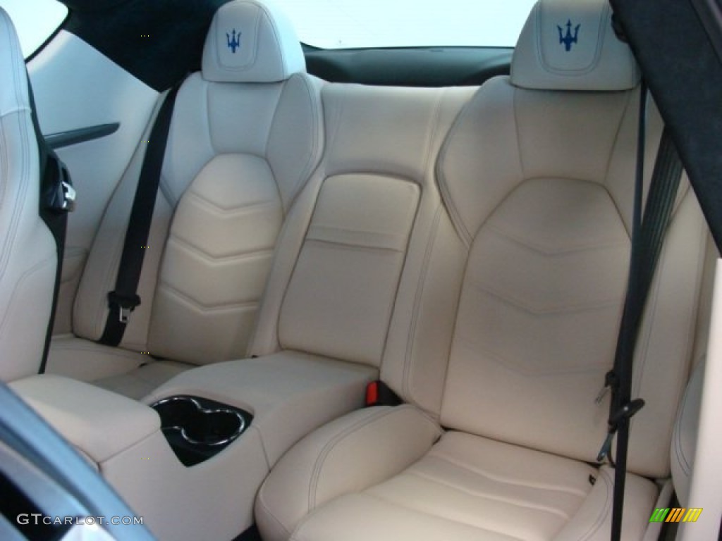 2013 Maserati GranTurismo Sport Coupe Rear Seat Photo #78498659