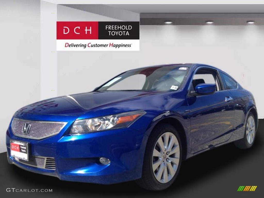 2010 Accord EX Coupe - Belize Blue Pearl / Black photo #1