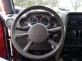 2007 Jeep Wrangler Unlimited Dark Khaki/Medium Khaki Interior Steering Wheel Photo