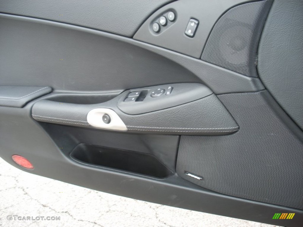 2012 Chevrolet Corvette Grand Sport Convertible Ebony Door Panel Photo #78499786