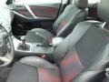 Black/Red Interior Photo for 2011 Mazda MAZDA3 #78500813