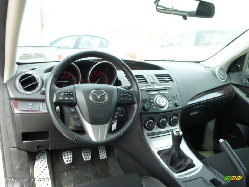 2011 Mazda MAZDA3 MAZDASPEED3 Black/Red Dashboard Photo #78500830