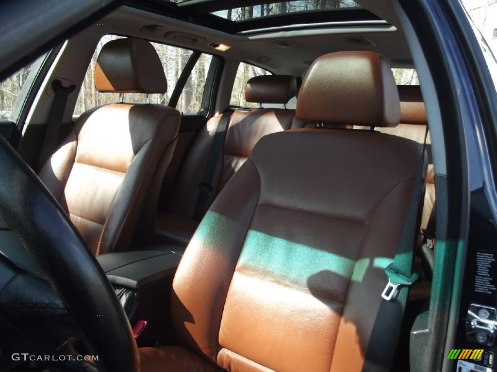 Auburn Dakota Leather Interior 2006 BMW 5 Series 530xi Wagon Photo #78501275
