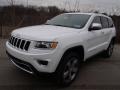 2014 Bright White Jeep Grand Cherokee Limited 4x4  photo #2