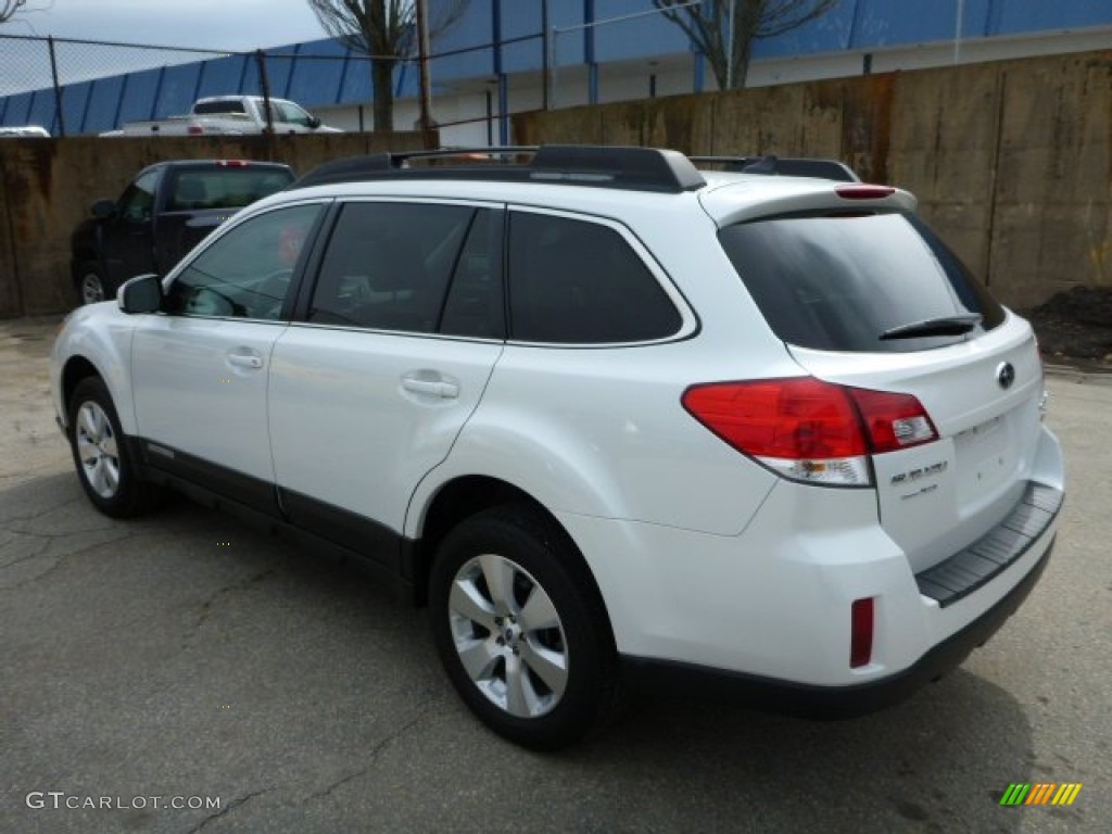 2012 Outback 3.6R Limited - Satin White Pearl / Warm Ivory photo #5