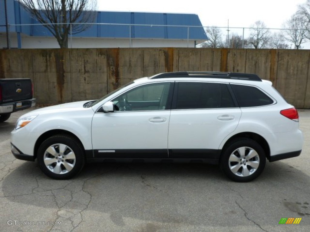 2012 Outback 3.6R Limited - Satin White Pearl / Warm Ivory photo #6