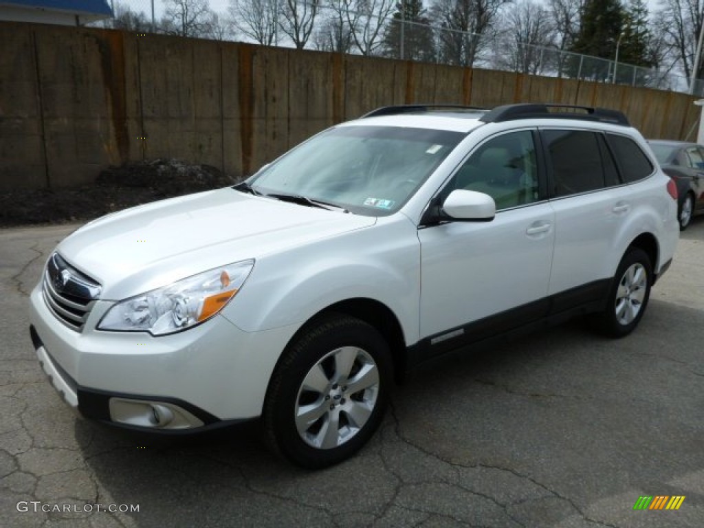 2012 Outback 3.6R Limited - Satin White Pearl / Warm Ivory photo #7