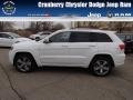 2014 Bright White Jeep Grand Cherokee Overland 4x4  photo #1