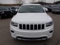 2014 Bright White Jeep Grand Cherokee Overland 4x4  photo #3