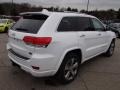 2014 Bright White Jeep Grand Cherokee Overland 4x4  photo #6