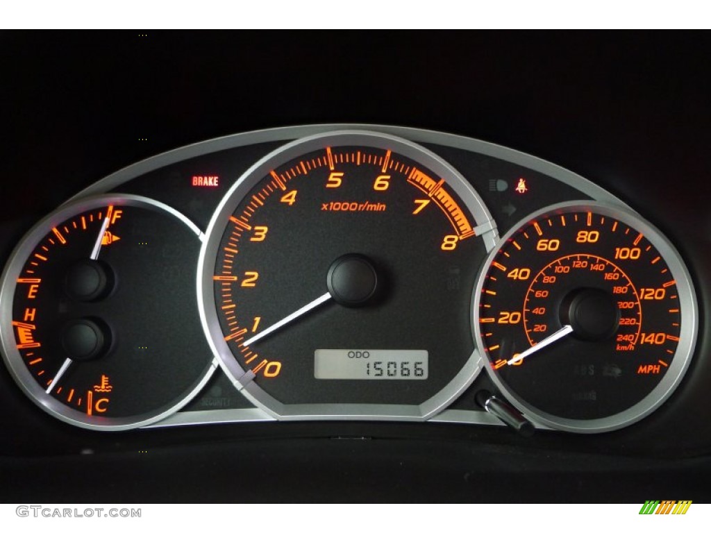 2012 Subaru Impreza WRX 4 Door Gauges Photos