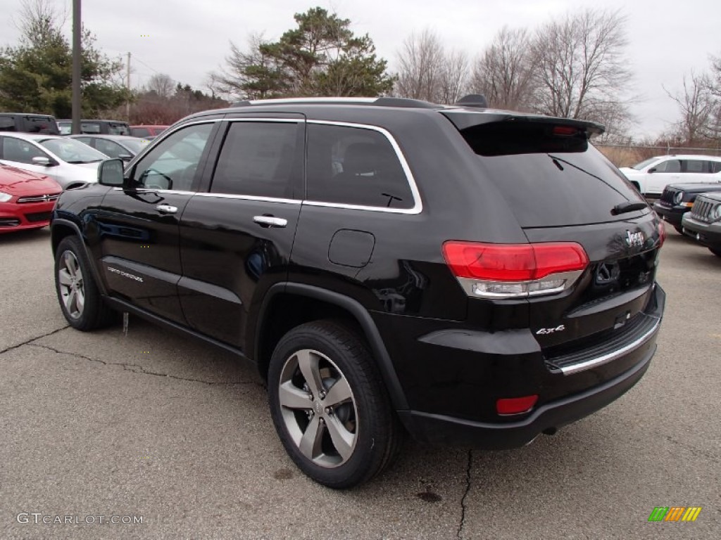 2014 Grand Cherokee Limited 4x4 - Brilliant Black Crystal Pearl / Morocco Black photo #8