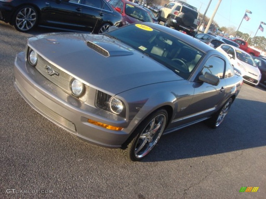 2007 Mustang GT Premium Coupe - Tungsten Grey Metallic / Dark Charcoal photo #9