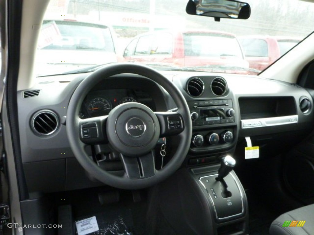 2014 Jeep Compass Sport Dark Slate Gray Dashboard Photo #78503702