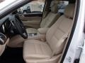 2013 Jeep Grand Cherokee Black/Light Frost Beige Interior Front Seat Photo