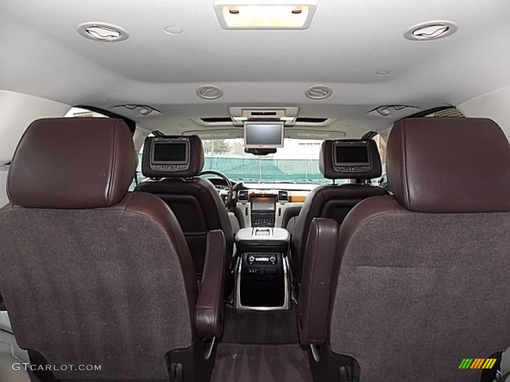 Cocoa/Light Linen Tehama Leather Interior 2011 Cadillac Escalade Platinum AWD Photo #78503747