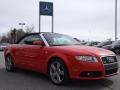 2008 Brilliant Red Audi A4 2.0T Cabriolet  photo #3