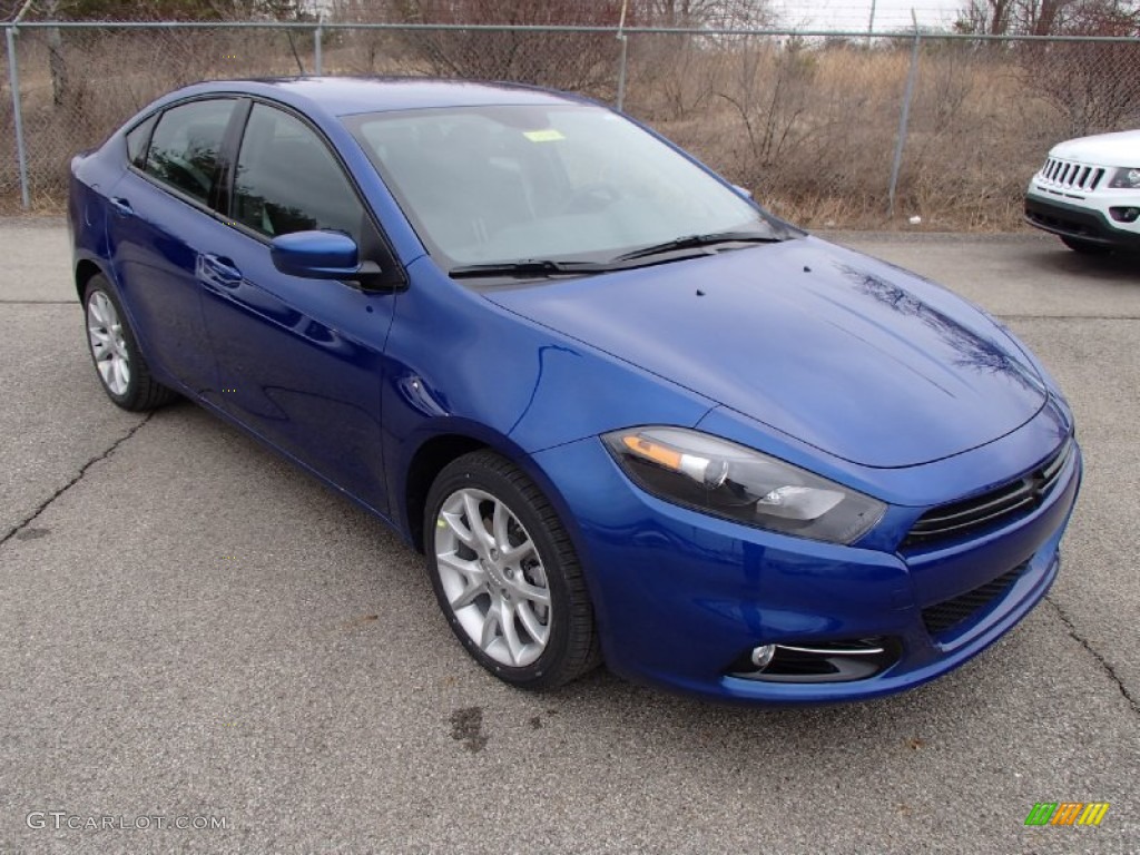 Blue Streak Pearl Coat 2013 Dodge Dart SXT Exterior Photo #78504356