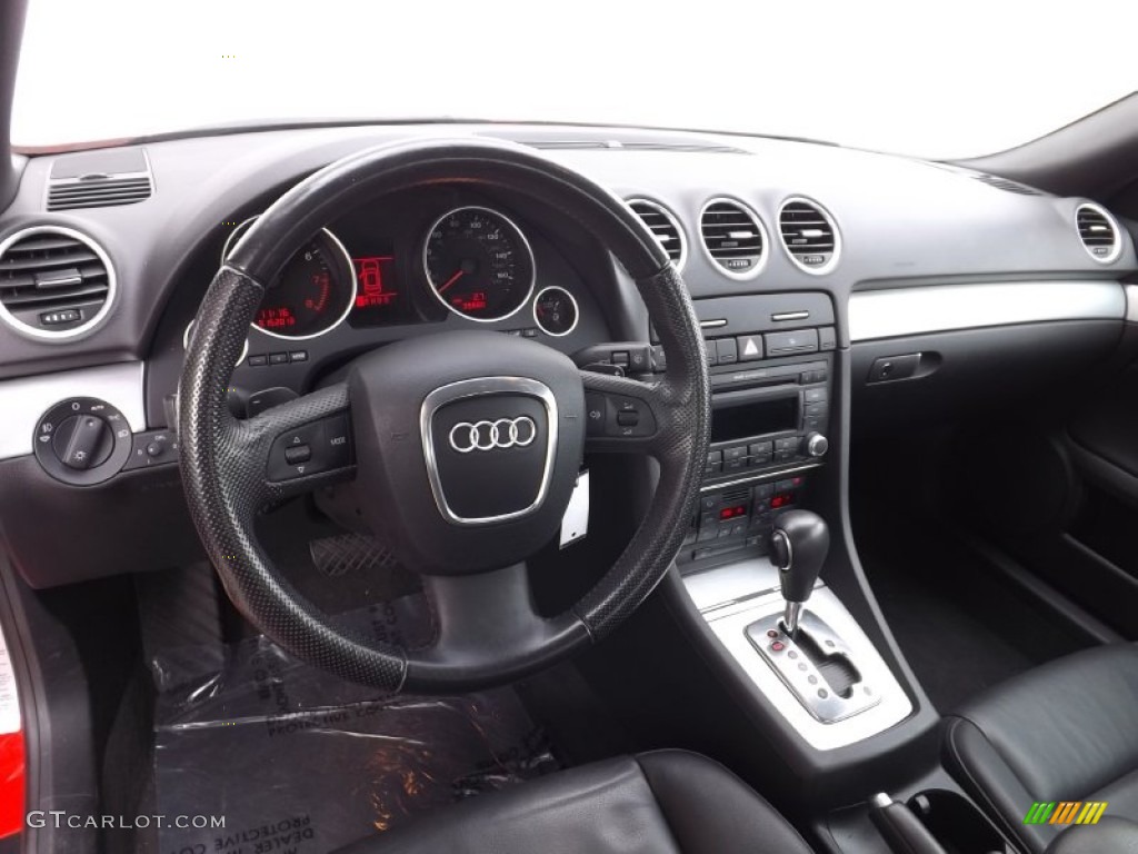 2008 A4 2.0T Cabriolet - Brilliant Red / Black photo #7