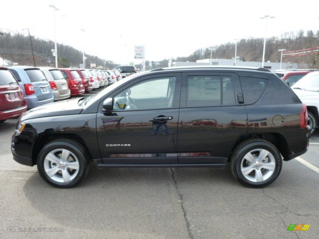 Black 2014 Jeep Compass Sport 4x4 Exterior Photo #78504827