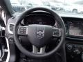 Black/Light Frost 2013 Dodge Dart Limited Steering Wheel