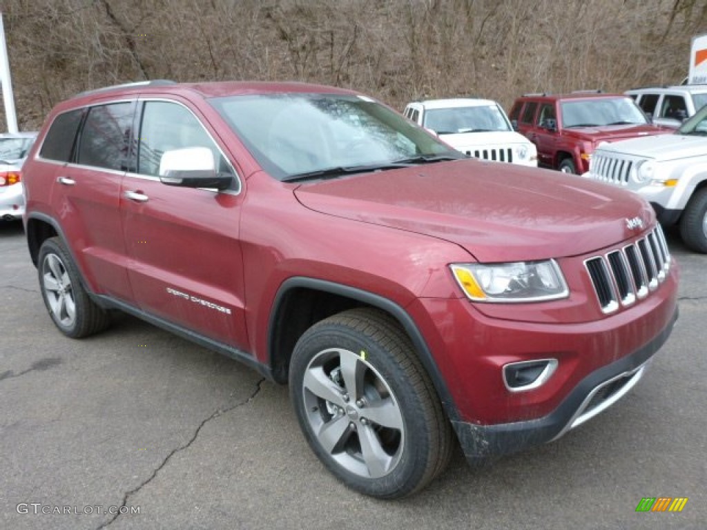 2014 Grand Cherokee Limited 4x4 - Deep Cherry Red Crystal Pearl / New Zealand Black/Light Frost photo #7