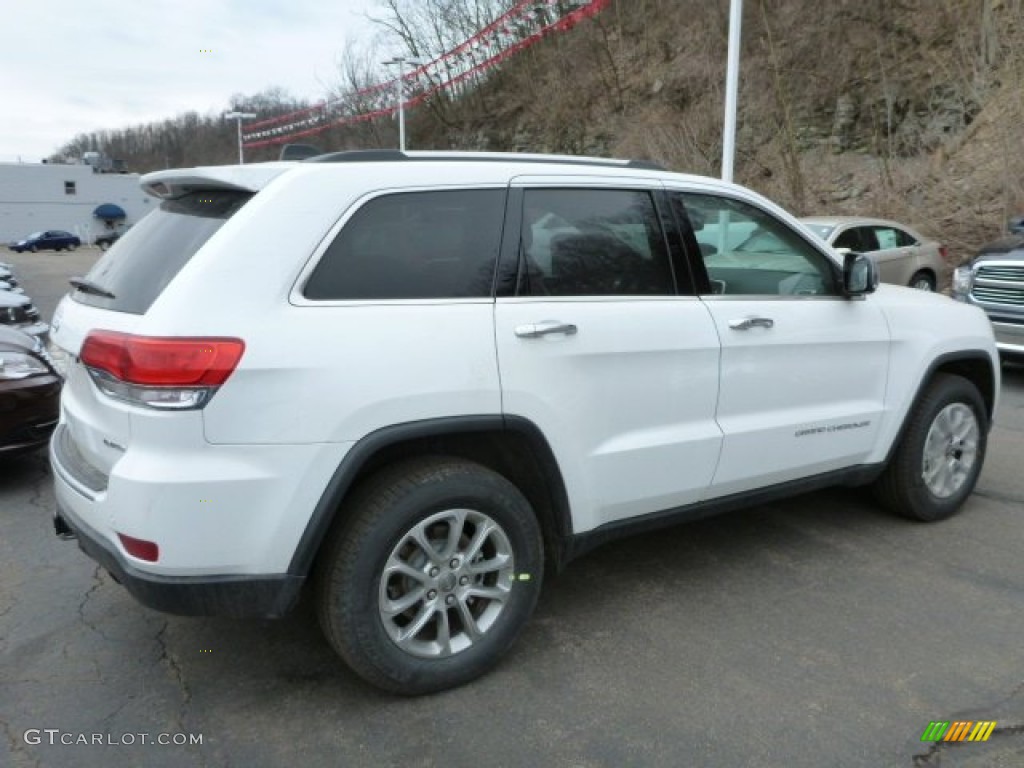 2014 Grand Cherokee Limited 4x4 - Bright White / New Zealand Black/Light Frost photo #5