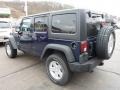 2013 True Blue Pearl Jeep Wrangler Unlimited Sport 4x4  photo #3