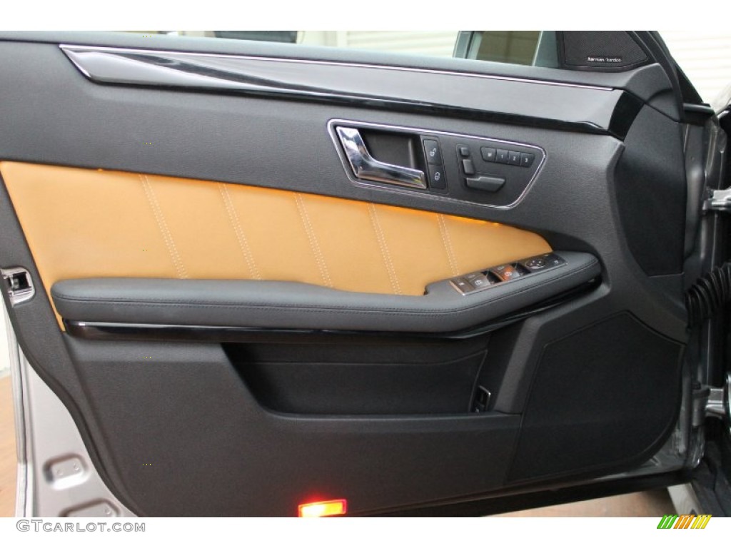 2010 Mercedes-Benz E 350 Sedan Natural Beige Door Panel Photo #78506155